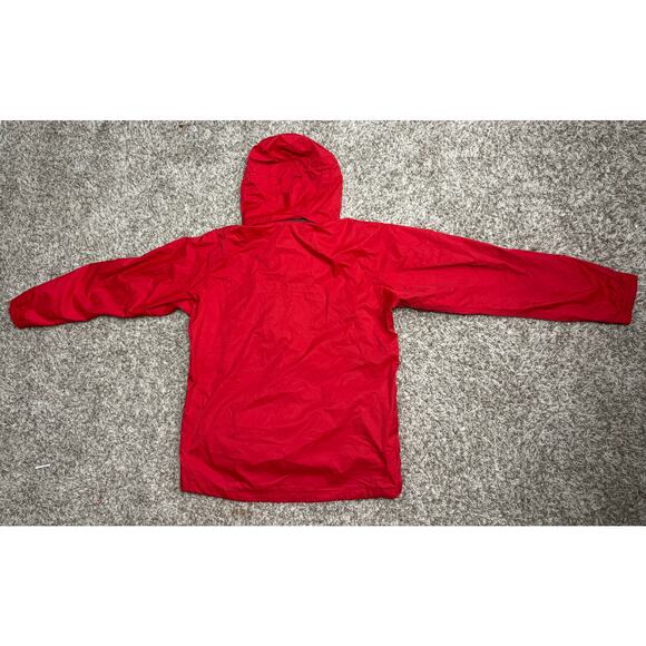 Columbia Omni-Tech Interchange Jacket Sz L Red Waterproof Breathable Hooded - Picture 3 of 14